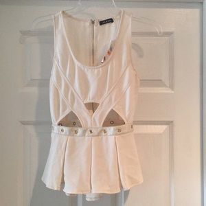 Cream top from Macy's